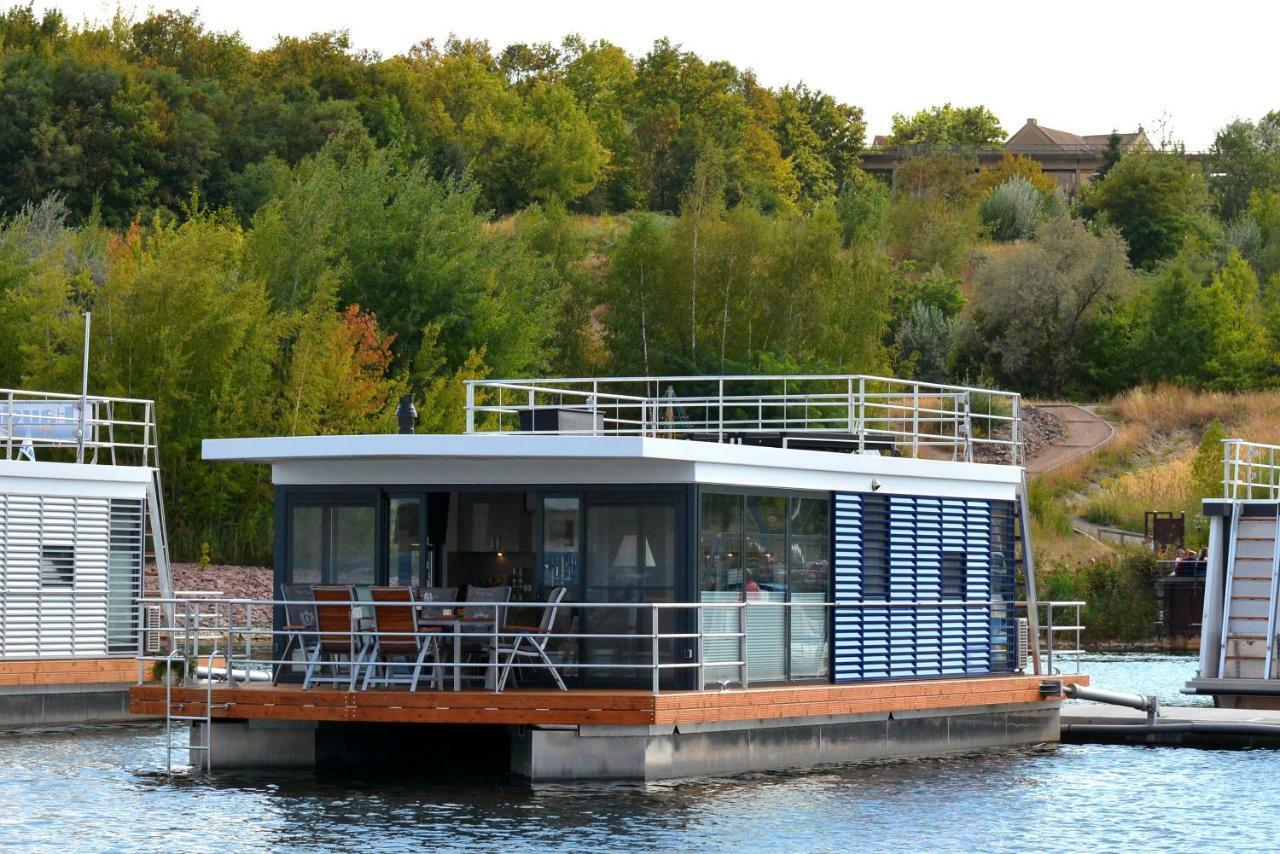 Hausboot No. 5 "Treibholz" Βίλα Mucheln Εξωτερικό φωτογραφία